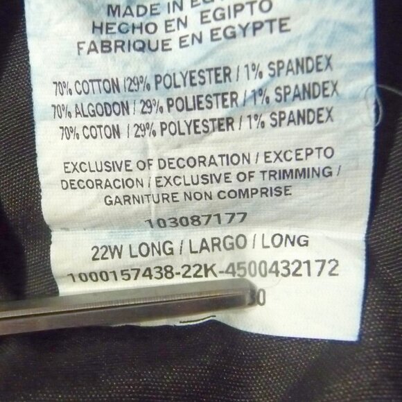 LEE JEANS SIZE 22W LONG STRAIGHT LEG STRETCH - Picture 8 of 9